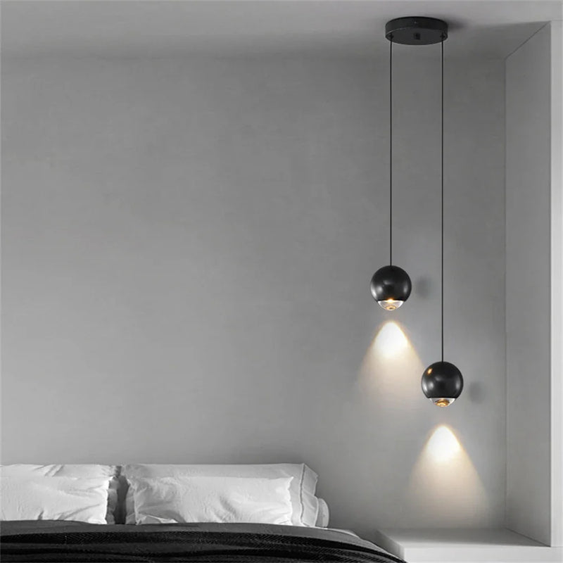 Afralia™ Modern Kitchen Chandelier Ball Long Line Bedside Lamp for Home & Commercial Spaces