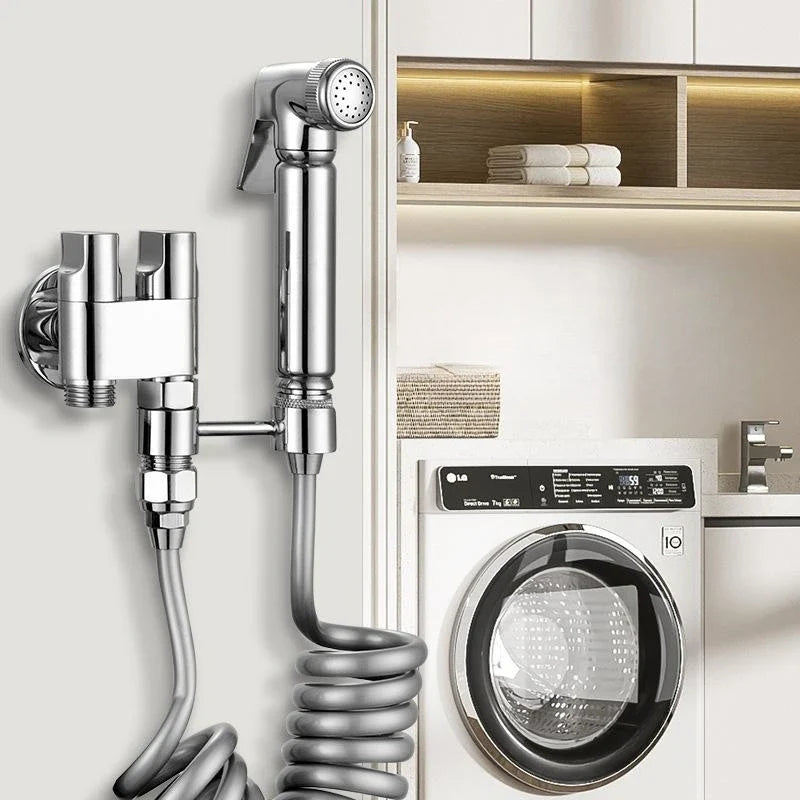 Afralia™ Handheld Bidet Sprayer Set - High Pressure Water Jet, Hygienic Toilet Shower