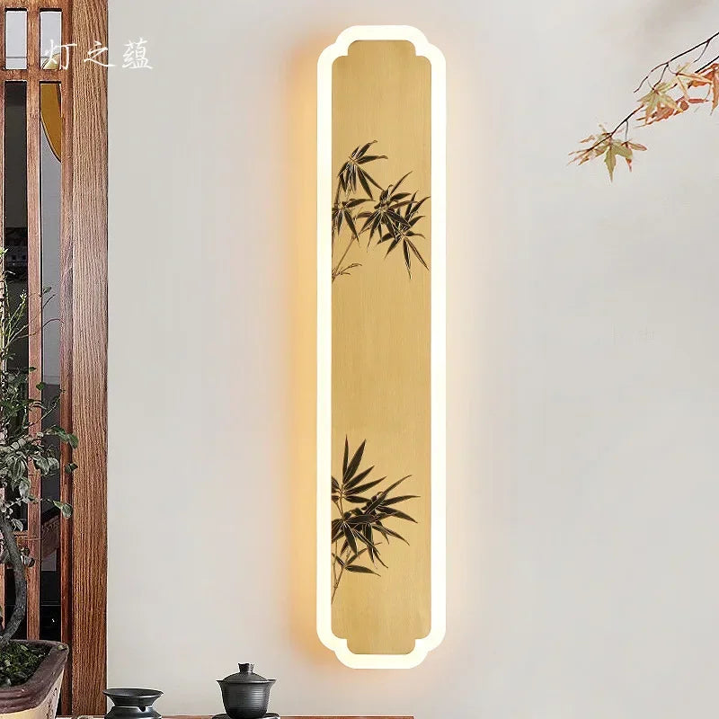 Afralia™ Zen Copper Wall Lamp for Living Room & Bedroom Lighting