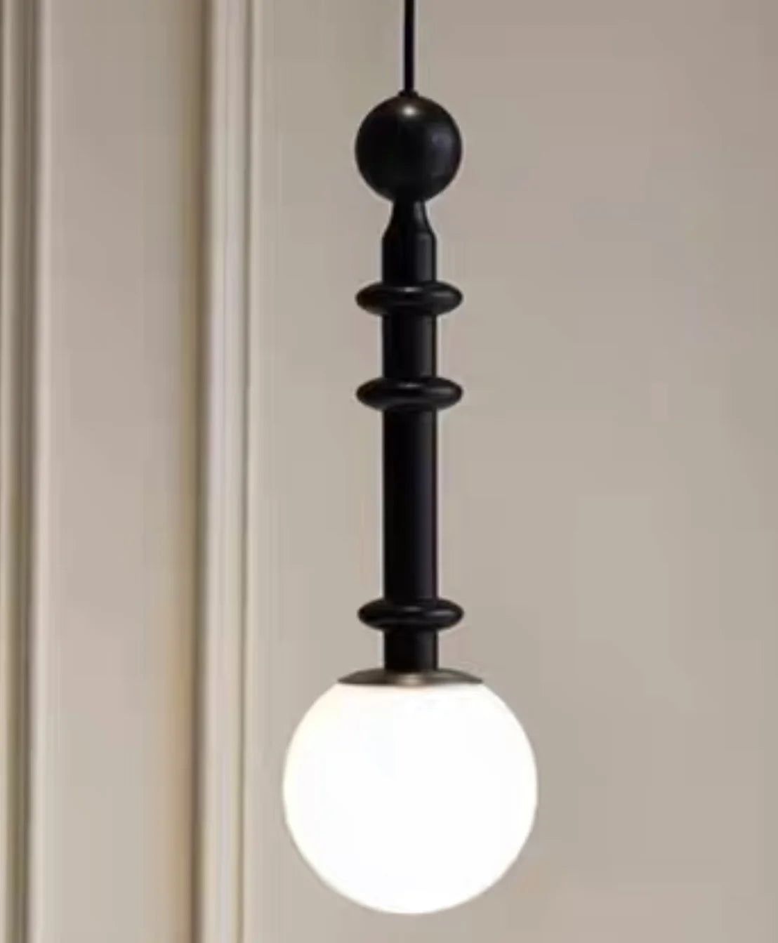 Afralia™ Wood LED Pendant Light for Bedroom Dining Room Study Office Bar