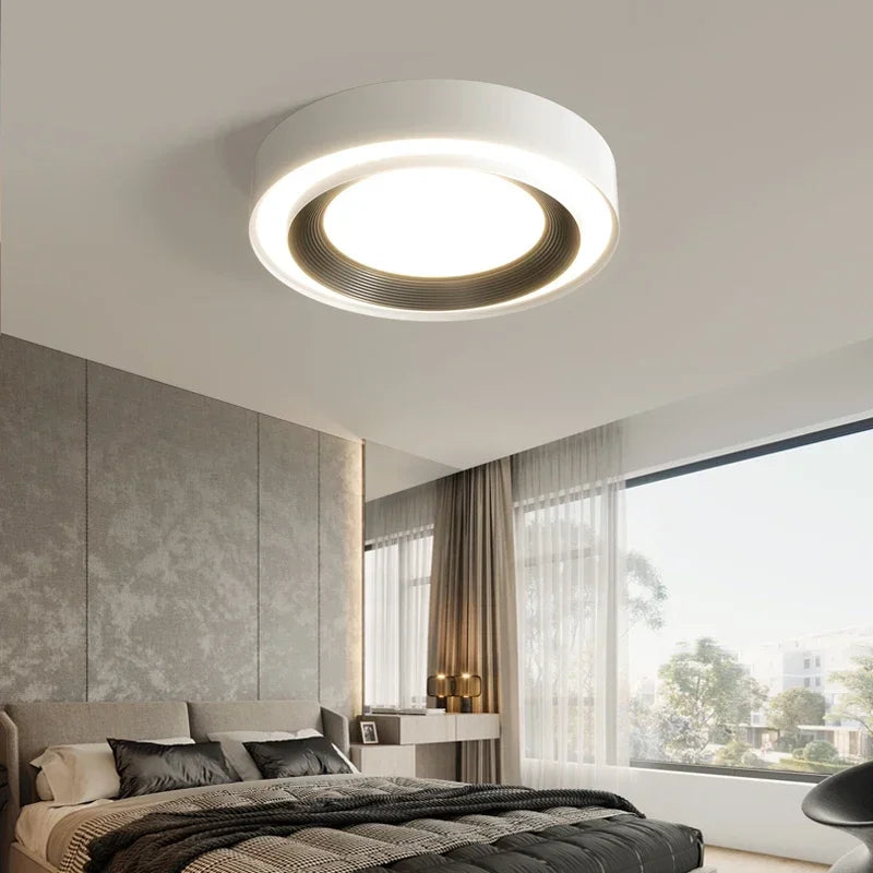 Afralia™ LED Ceiling Lights: Modern Dimmable Square Circular Lamps for Bedroom, Aisle, Home Lighting