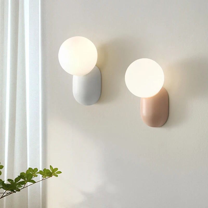 Afralia™ Nordic LED Macaron Wall Lamp V2