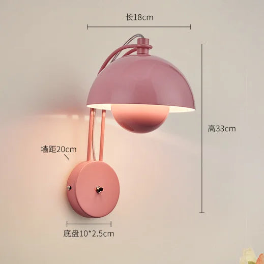 Afralia™ Flower Bud Bedroom Wall Sconce Light