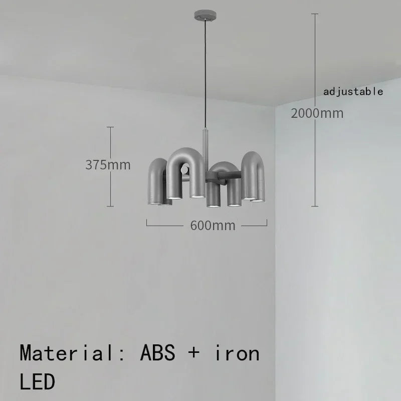 Afralia™ Nordic Chandelier: Adjustable Pendant Lights, Ceiling Hanging Lamp