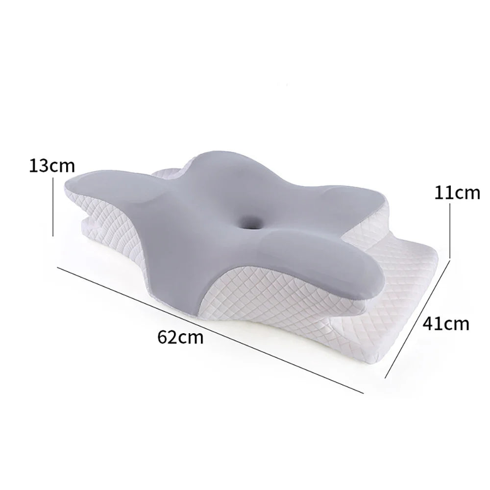 Afralia™ Memory Foam Butterfly Neck Pillow for Pain Relief and Relaxation