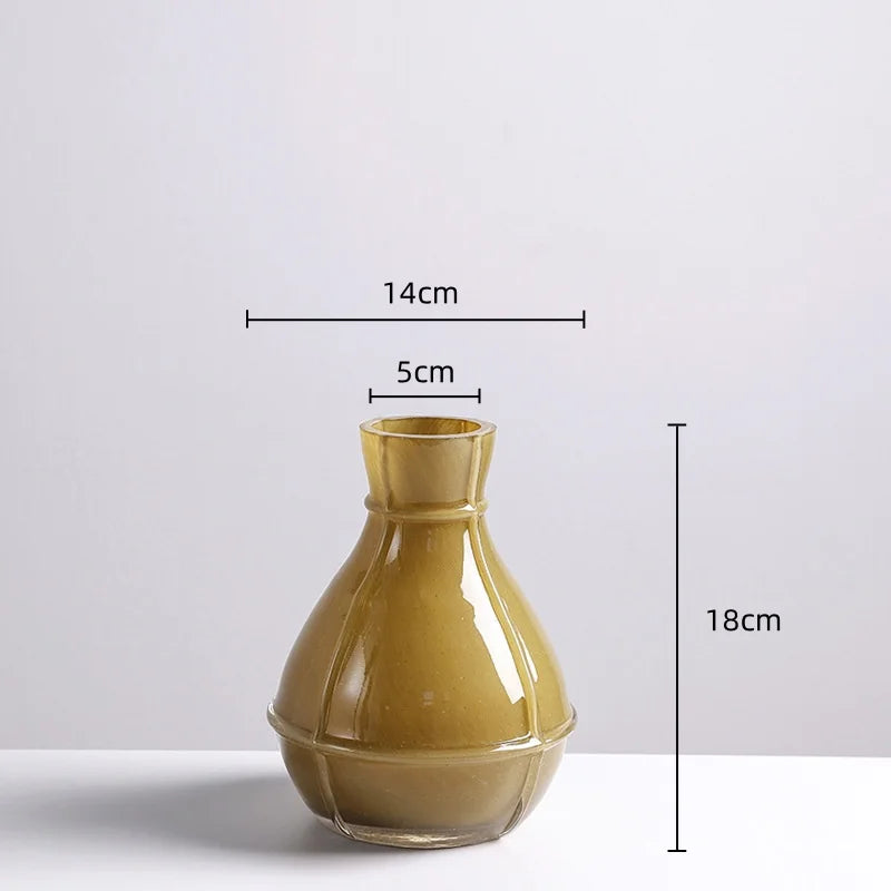 Afralia™ Colorful Geometric Glass Vase Hydroponics Terrarium Home Decor Accessory