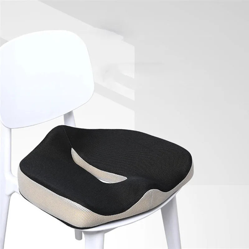 Afralia™ Memory Foam Chair Cushion for Spine and Hip Support