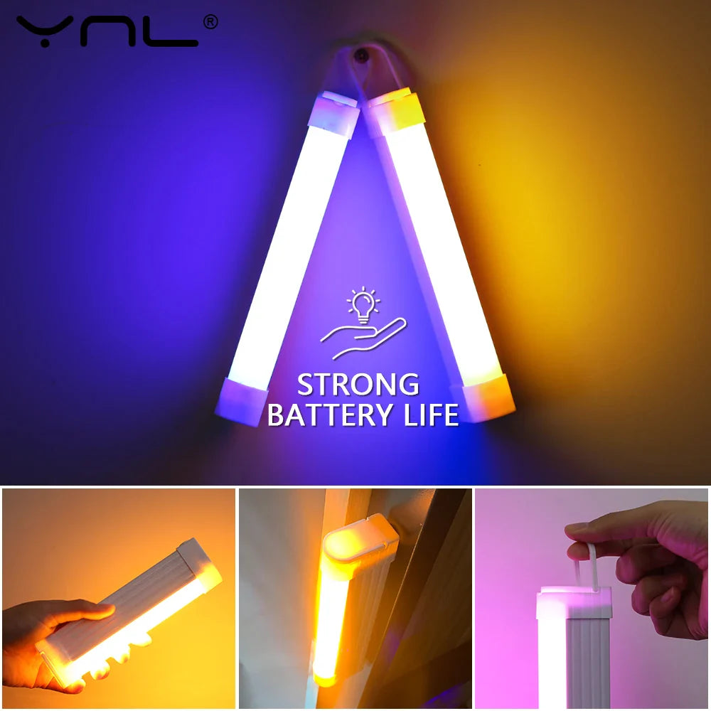Afralia™ LED Fill Light: Rechargable Colorful Selfie Lamp for Photography and Videos