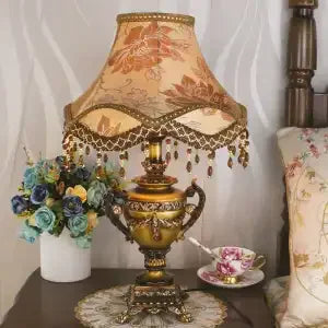 Afralia™ Retro European Style Desk Lamp - Luxurious Bedroom & Living Room Decor