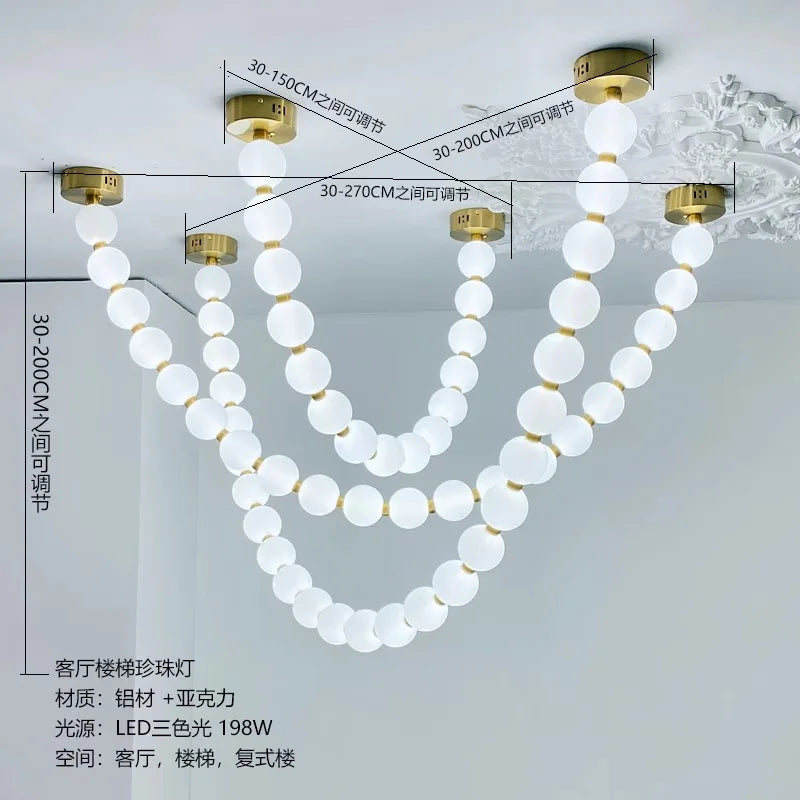 Afralia™ Modern LED Pendant Chandeliers for Living and Dining Rooms