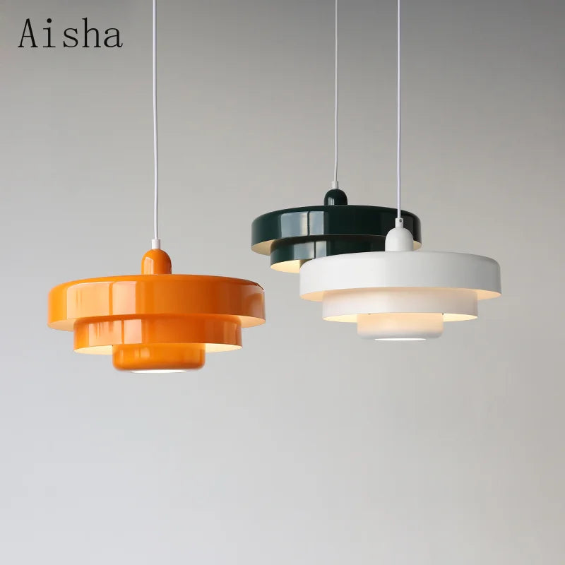 Afralia™ Multicolor Retro Chandelier Pendant Lamp for Restaurant Cafe & Bar