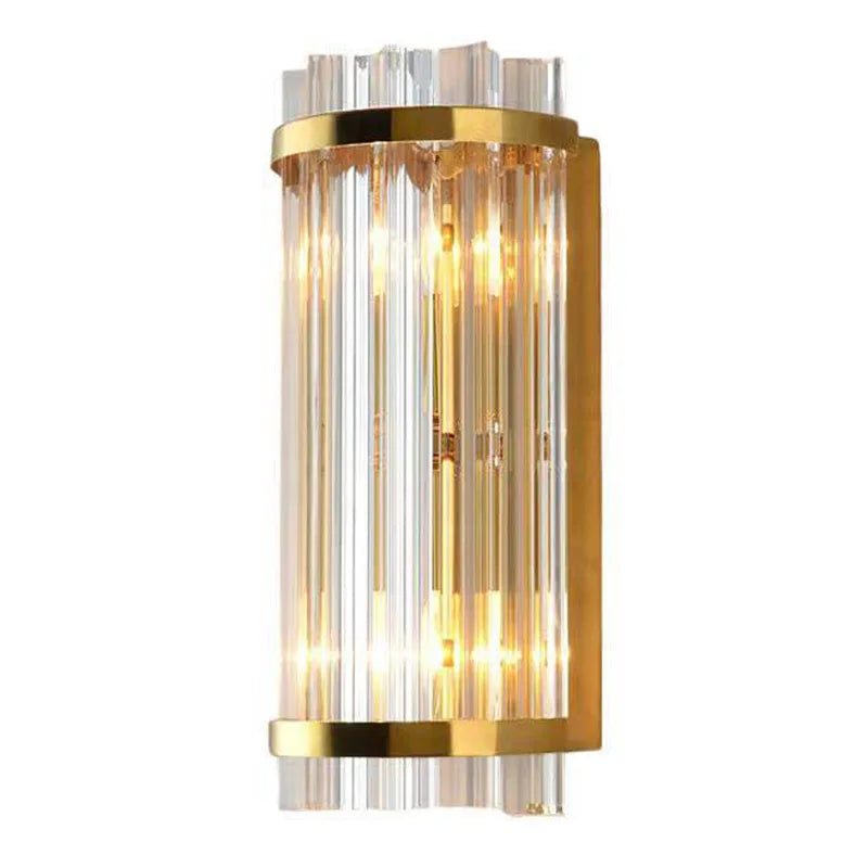 Afralia™ Crystal Luxury Wall Lamp for Modern Bedroom, Living Room, Staircase - LED Indoor Lighting