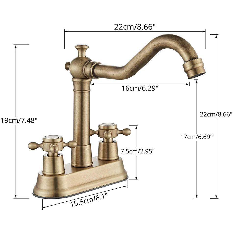Afralia™ Black Brass Waterfall Basin Faucet - Single Handle Vanity Tap
