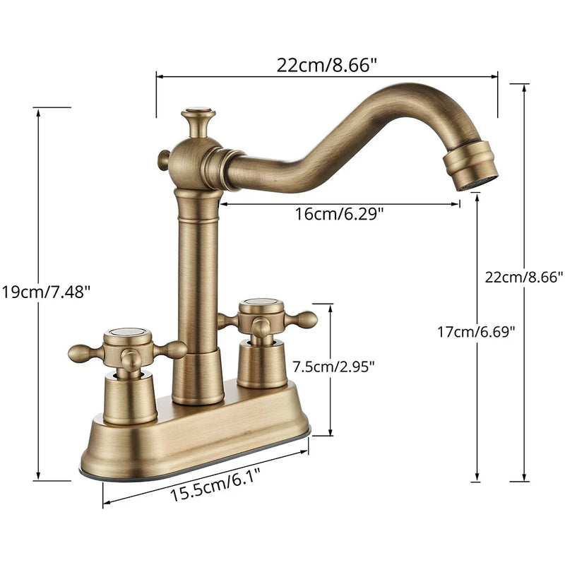 Afralia™ Black Brass Waterfall Basin Faucet - Single Handle Vanity Tap