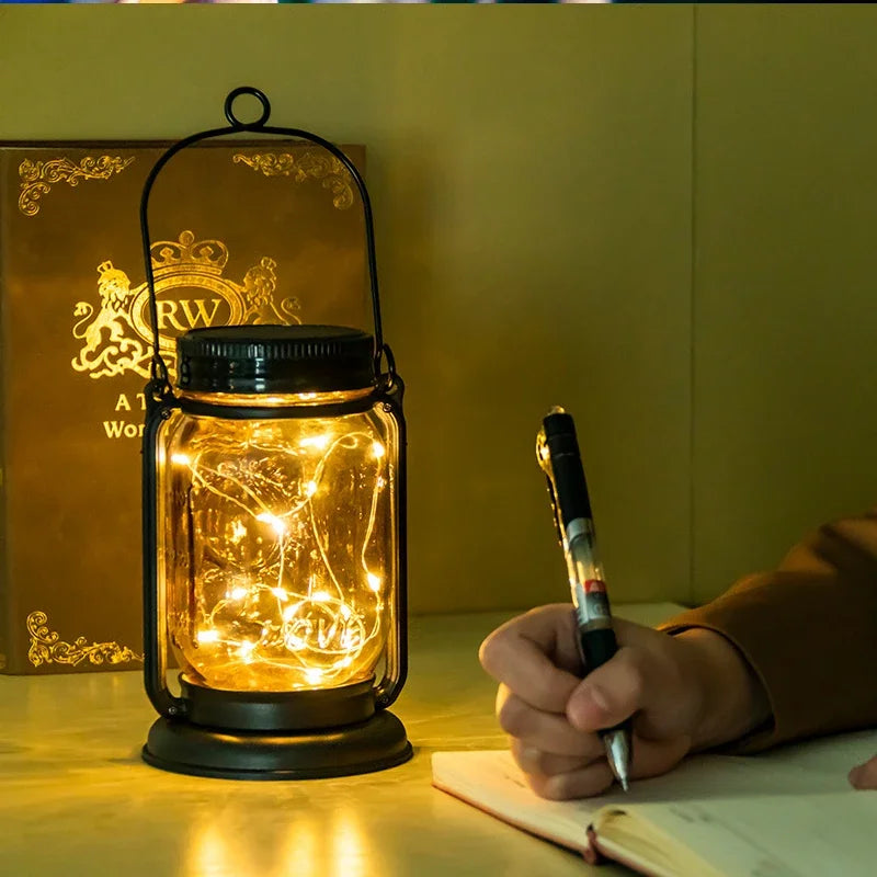 Afralia™ Solar Mason Jar Landscape Light