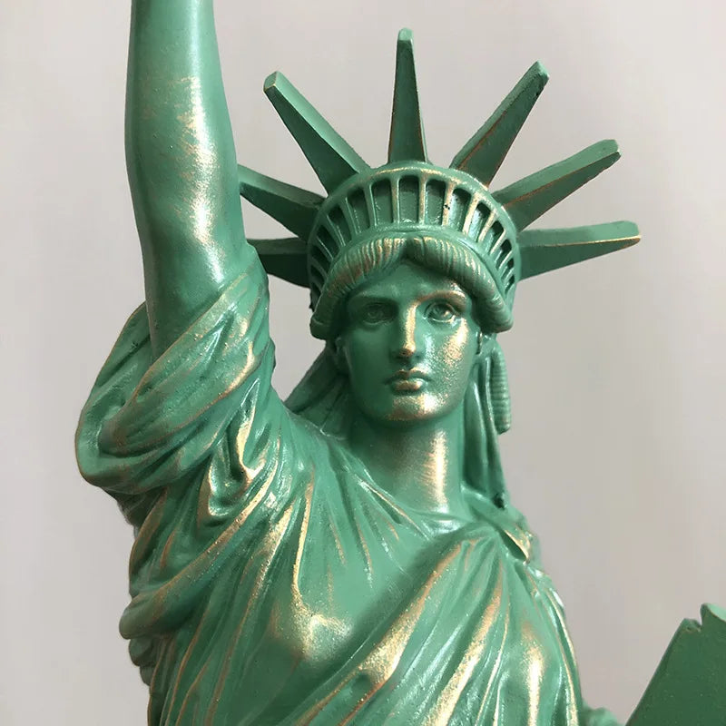 Afralia™ Liberty Statue Desk Model Collectible Office Home Décor Souvenir