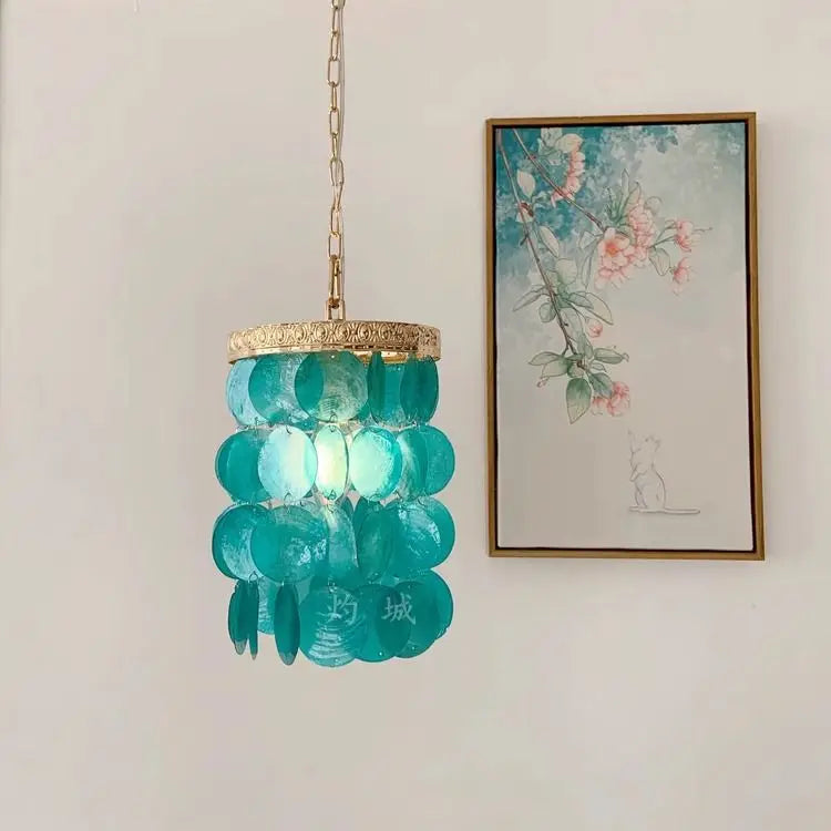 Afralia™ Shell Pendant Light for Hallway Living Room Bedroom Ambient Lighting
