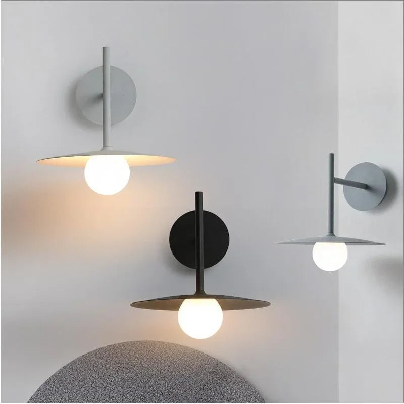 Afralia™ Nordic LED Wall Lights Modern Bedroom Fixture Indoor Lamp