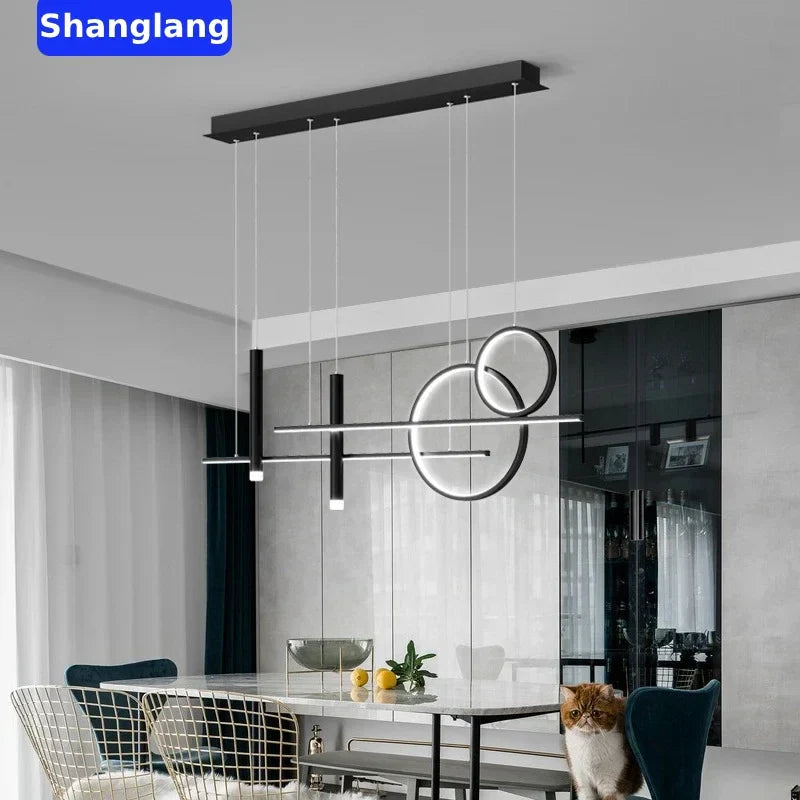 Afralia™ Nordic LED Chandelier: Modern Lighting for Living Room, Dining, Kitchen, Home Décor