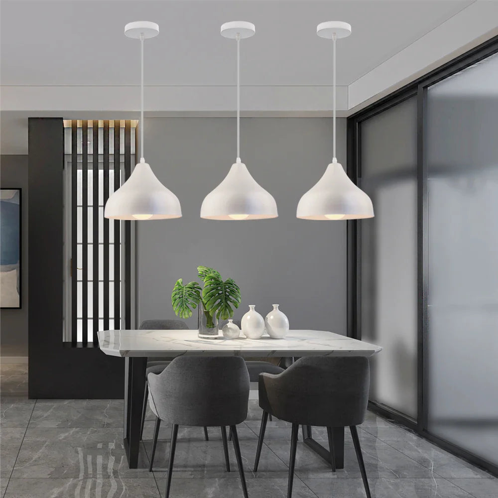 Afralia™ Colorful Nordic Pendant Light for Living Room Kitchen Restaurant Lighting