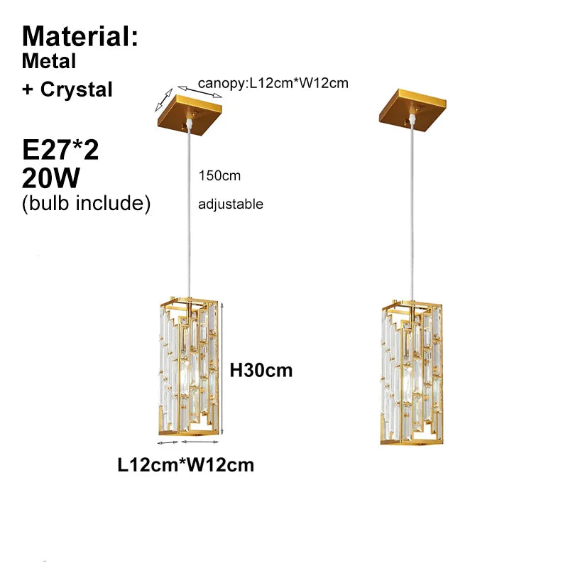 Afralia™ Gold Crystal Wall Sconce: Elegant Chandelier Lighting with LED Bulbs