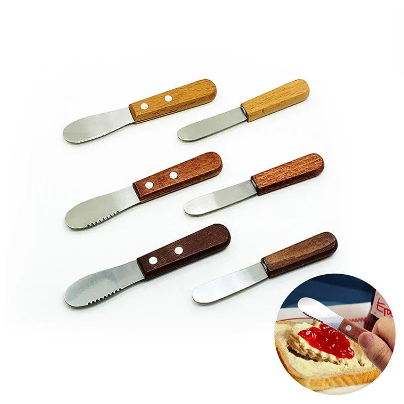 Afralia™ Mini Jam Spreader Cheese Cutter for Kids and Kitchen Cutlery Purposes