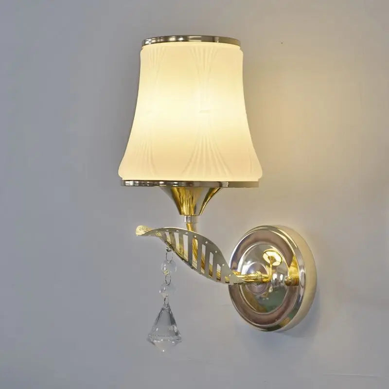 Afralia™ Crystal Bedside Wall Sconce - Modern Minimalist LED Wall Light Fixtures