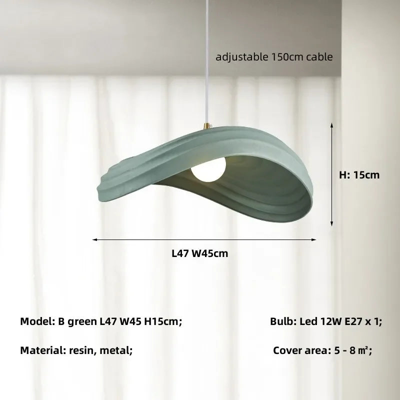 Afralia™ Minimalist Resin Pendant Lights for Dining Room, Bar, and Kitchen