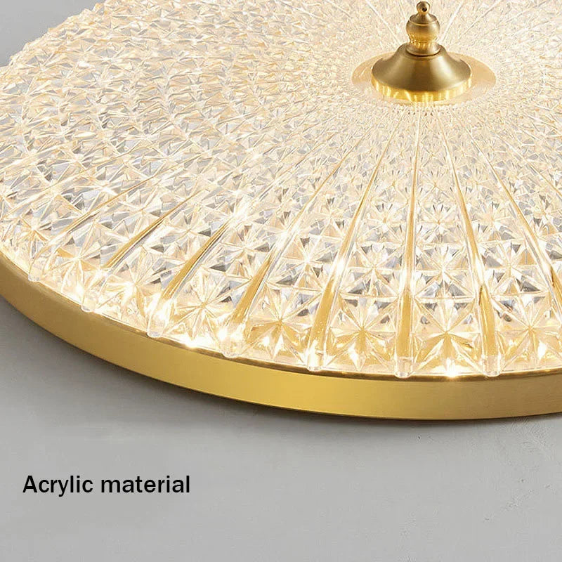 Afralia™ Nordic Master Bedroom LED Crystal Ceiling Lamp - Luxury Modern Room Lighting