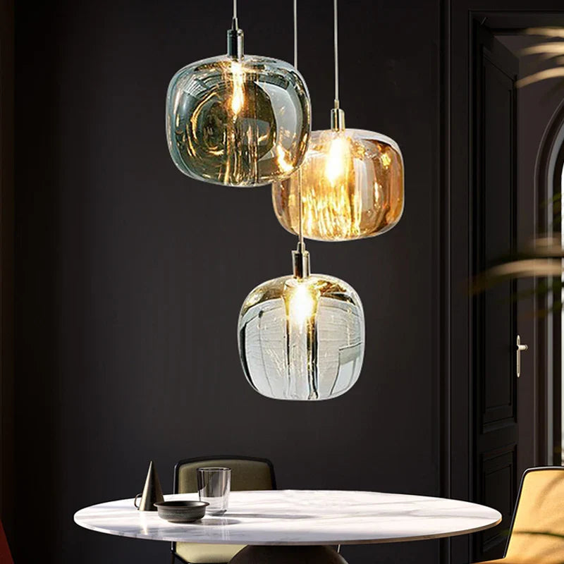 Afralia™ Crystal LED Chandelier: Modern Living Room Suspension Light for Home Decoration