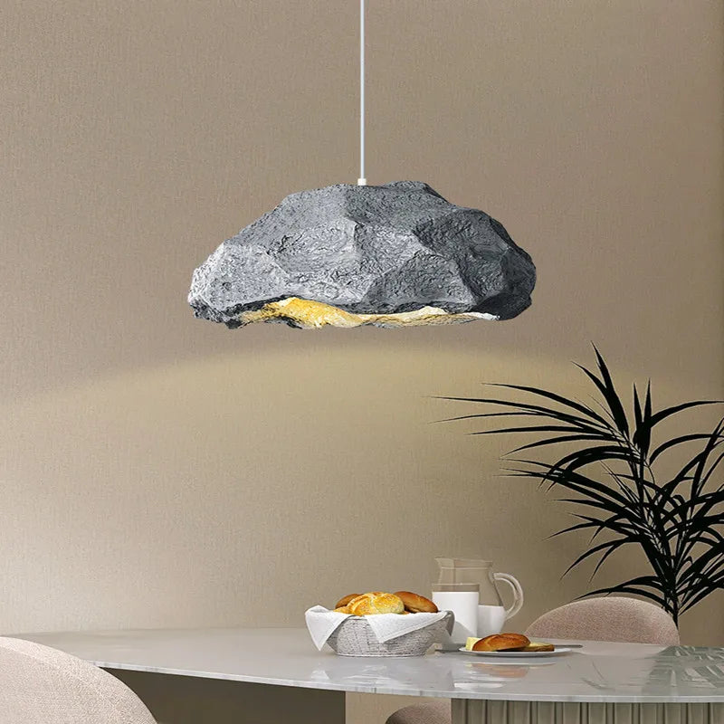 Afralia™ Wabi Sabi LED Pendant Lamp: Creative Home Restaurant Bar Lighting Fixture