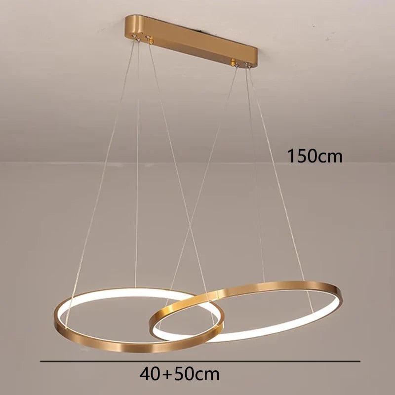 Afralia™ Modern LED Pendant Chandeliers for Living Room and Dining Room