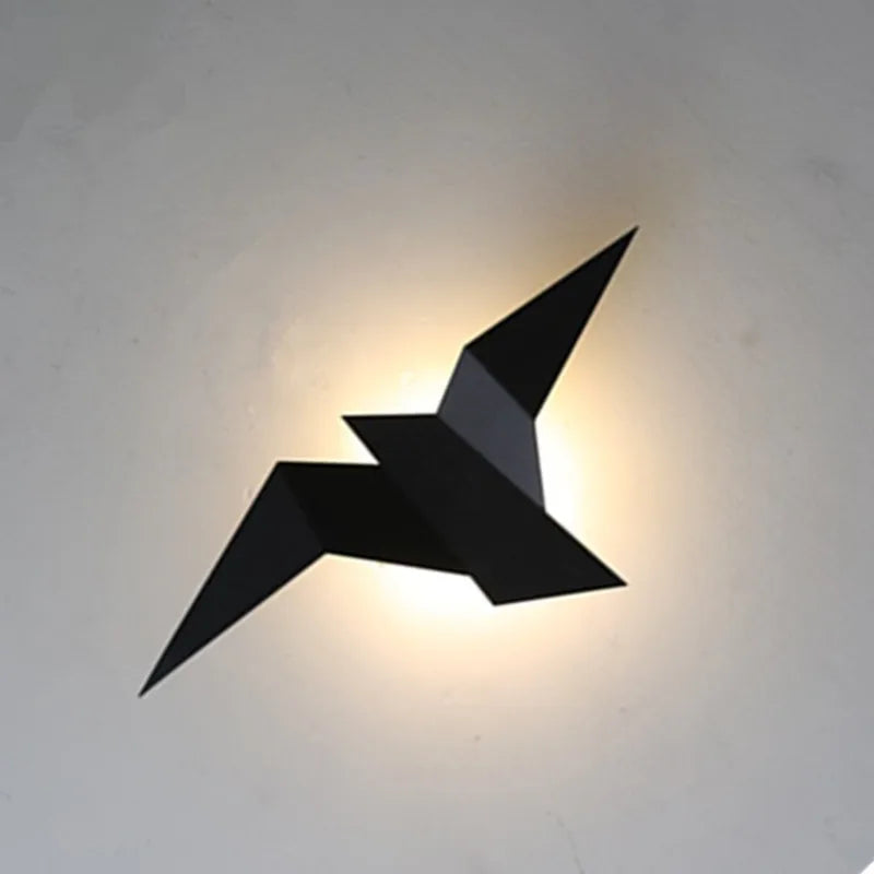Afralia™ Nordic LED Bird Wall Lamps Indoor Modern Lighting for Home Stairs and Bedroom Decor