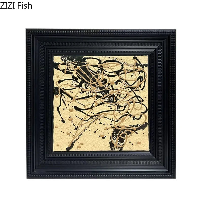 Afralia™ Abstract Modern Wall Art Hanging Decor Irregular Lines Relief Picture