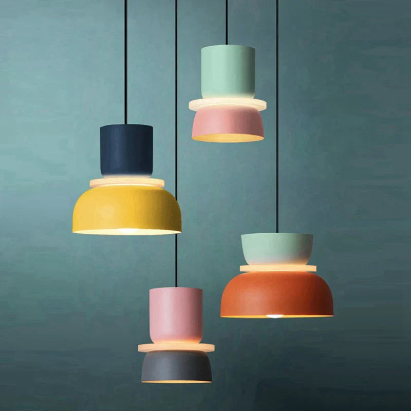 Afralia™ Macaron LED Pendant Lamp for Modern Living and Dining Spaces