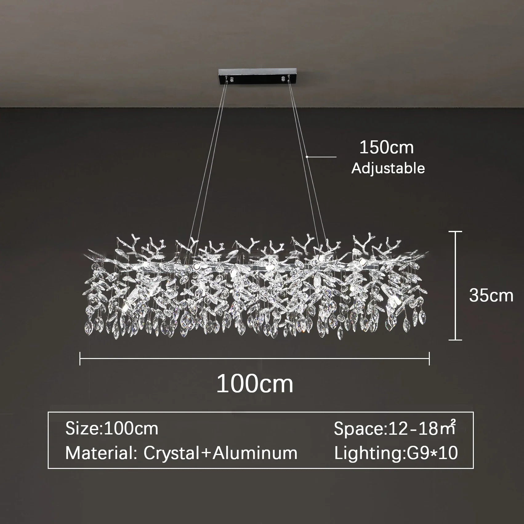 Afralia™ Gold Luxury LED Ceiling Chandelier for Living Room and Hotel Hall