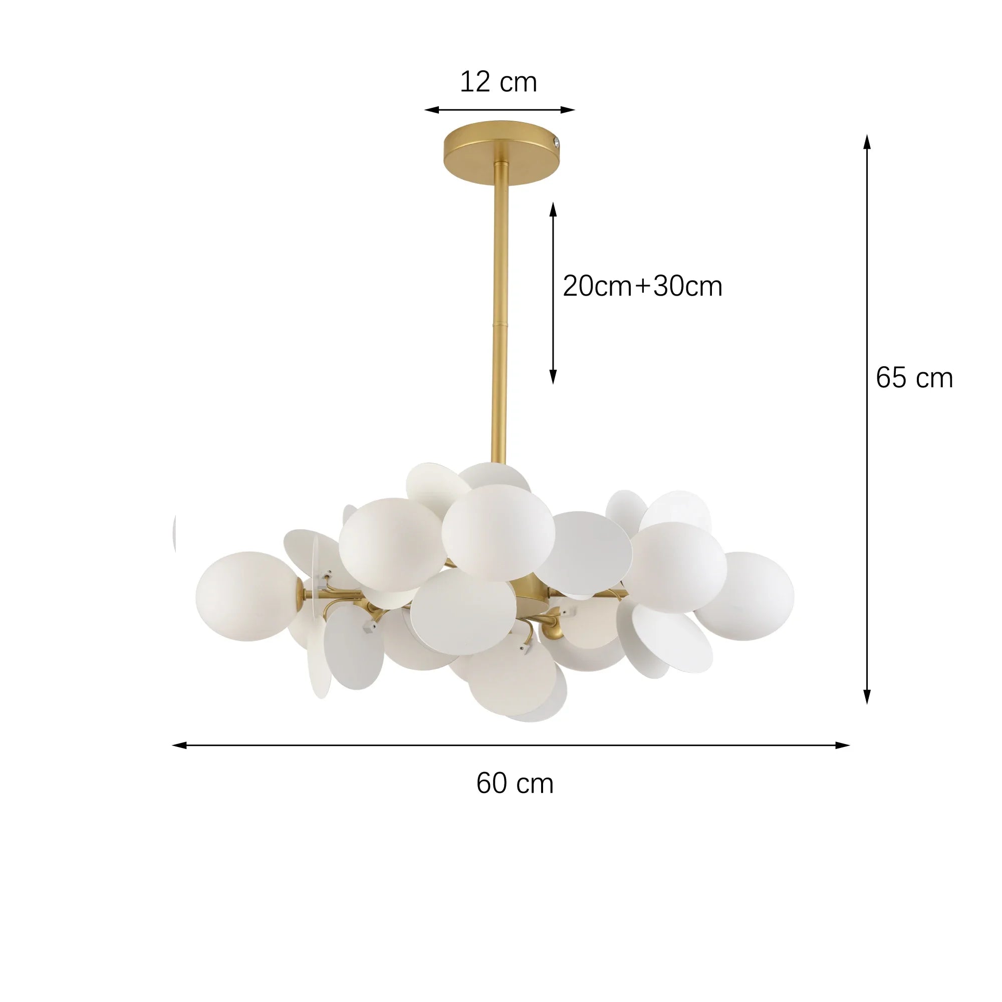 Afralia™ Colorful Chandelier Pendant Lamp for Bedroom Dining Living Room
