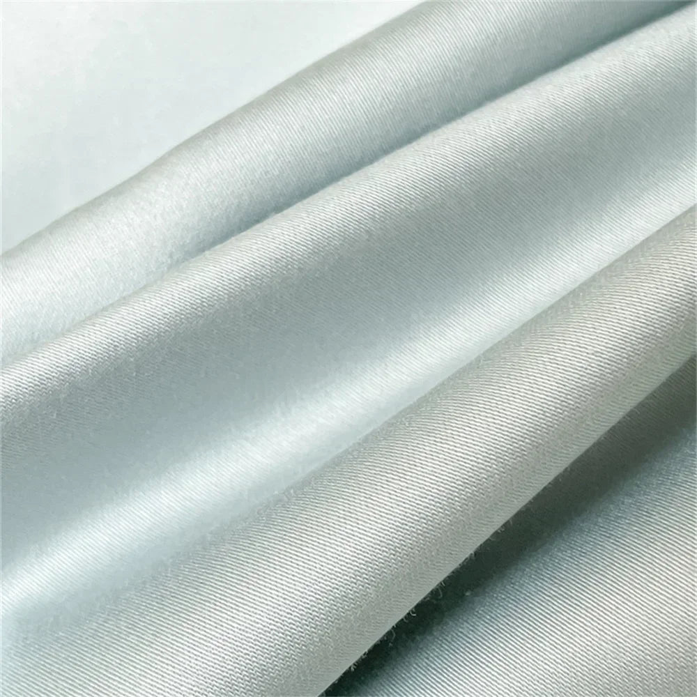 Afralia™ Blue Butterfly Flower 600TC Egyptian Cotton Duvet Cover Set