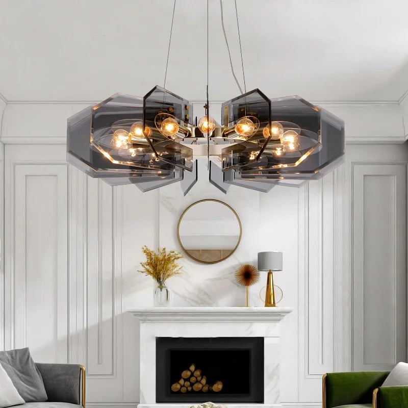 Afralia™ Crystal LED Chandelier: Modern Luxury Lighting for Living Room, Dining Room, and Bedroom