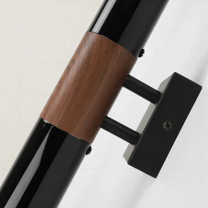 Afralia™ Minimalist G9 Metal Sconce Wood Imitation Wall Lamp for Foyer, Aisle, Bathroom & Bedsdie