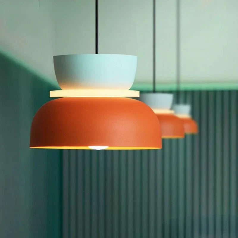 Afralia™ Makaron Pendant Lights Modern Hanging Lamp Luminaire for Living Room Decor