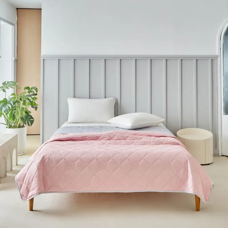 Afralia™ Cool Summer Blanket: Lightweight Soft Ice Cooling Comforter for Hot Sleepers