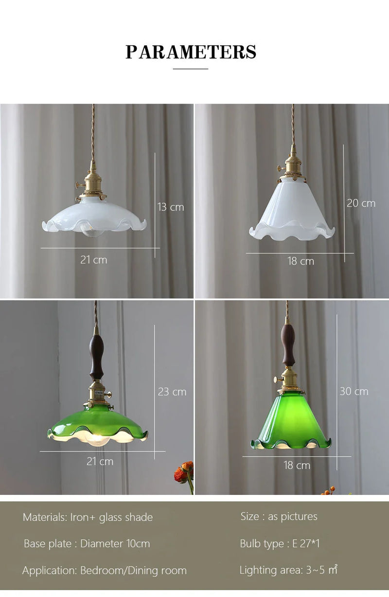 Afralia™ Scandinavian Brass Chandelier: Modern Luxury Glass Hanging Lamp for Dining Table & Bedside