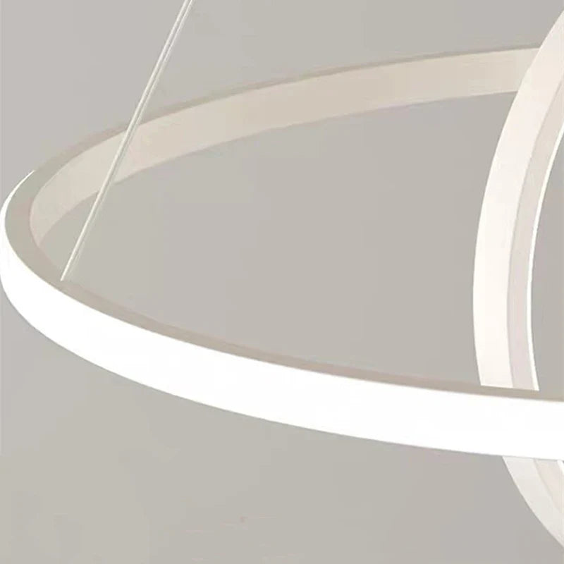 Afralia™ Circular Iron Ball Pendant Chandelier LED Lighting Fixtures