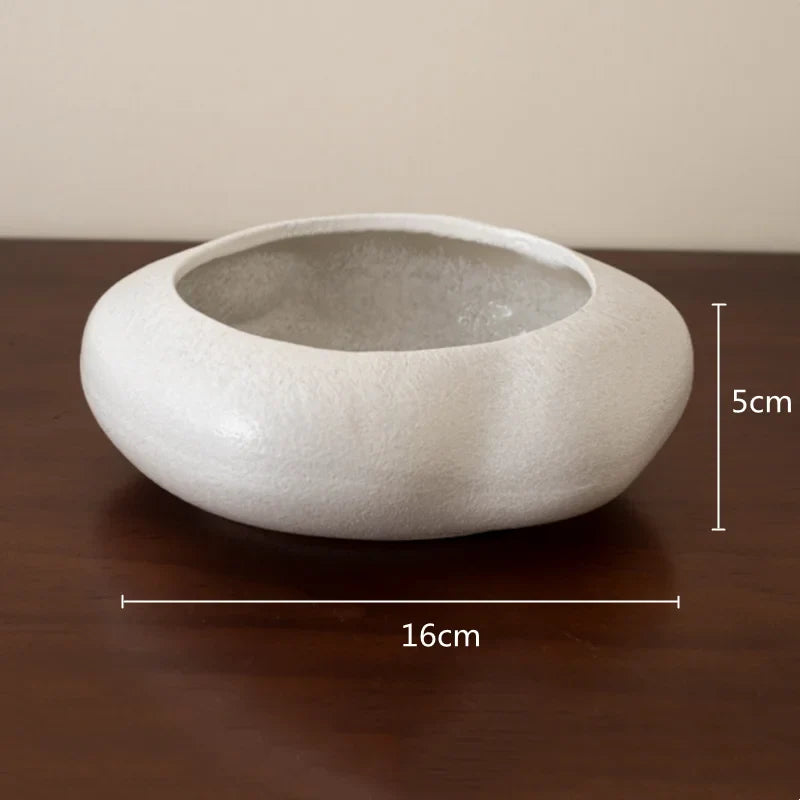 Afralia™ Ceramic Flowerpot Vase | Home Decor Floral Arrangement Tool & Terrarium Accessory