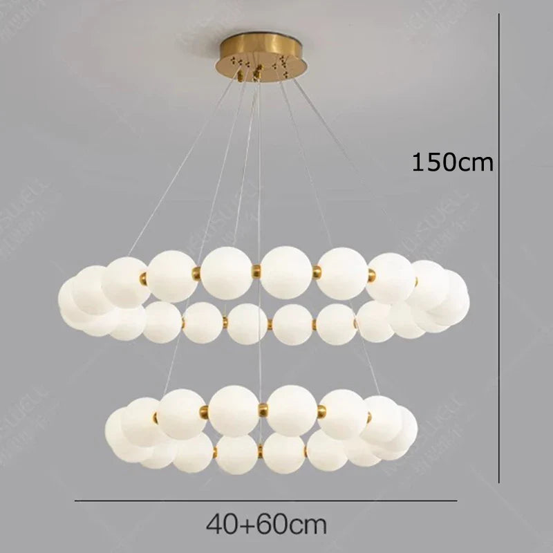 Afralia™ Modern LED Pendant Light Chandeliers for Living & Dining Room Decor