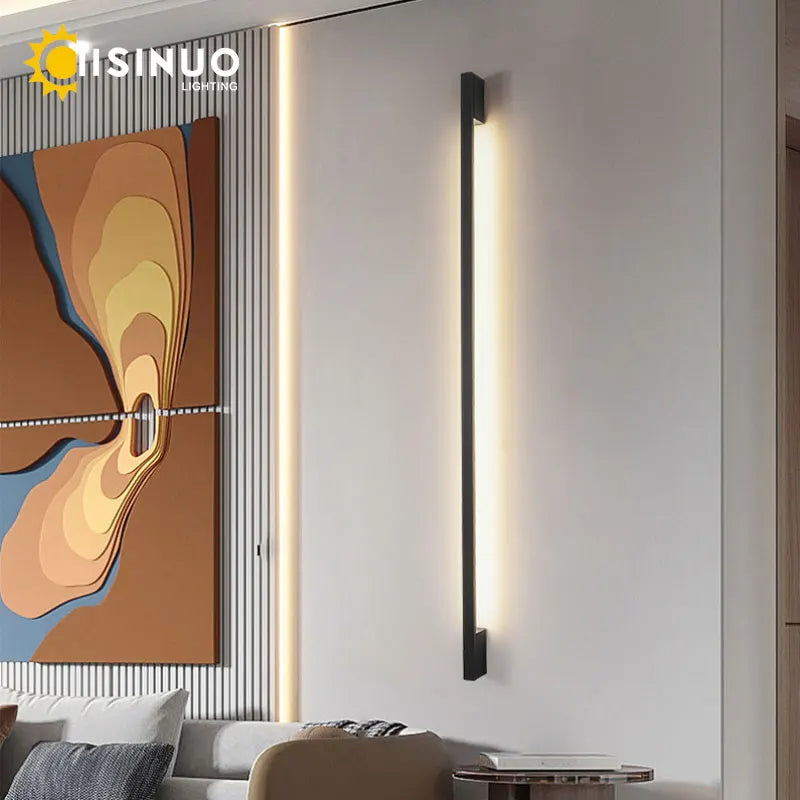 Afralia™ LED Long Wall Lamp for Modern Minimalist Interior Lighting