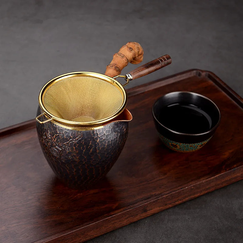 Afralia™ Stainless Steel Tea Strainer Fine Mesh Infuser Filters for Teapot