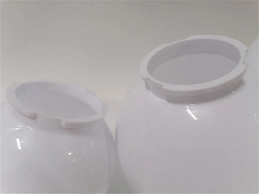 Afralia™ Clear Acrylic Lampshade for Post Pillar Lamp, 9.5cm Opening, D15cm-D25cm