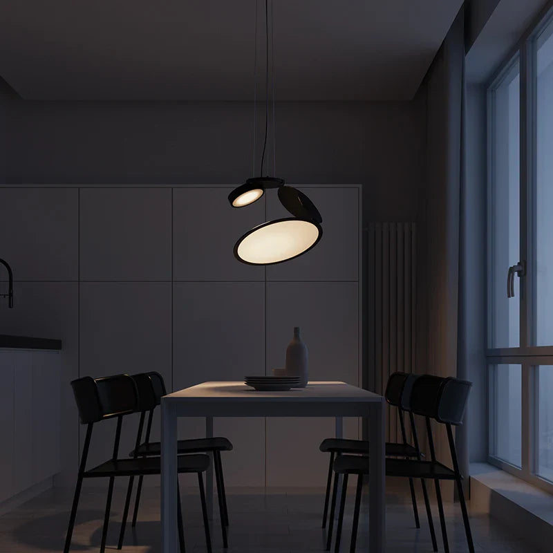 Afralia™ Round Pendant Light: Nordic Minimalist Restaurant Designer Art Bedside Lamp for Cafe Décor